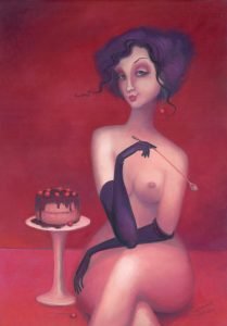 dark chocolate and cherries