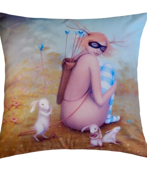 'Deer Hunter' Large Cushion Cover