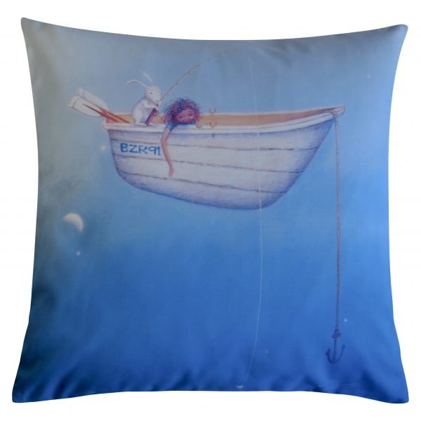 'Fishing For Magic' Children's Cushion Cover