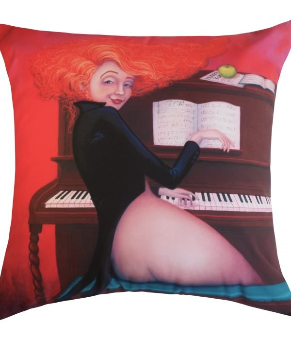 'Lessons With Miss Holly' Large Cushion Cover