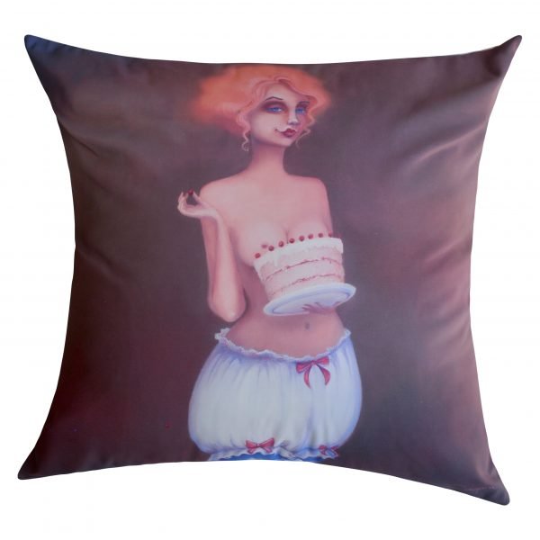 'The Cherry On Top' Large Cushion Cover